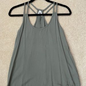 Racer Back Army Green Tank